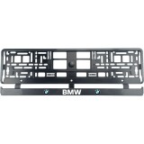 Set 2 bucati, suport numar inmatriculare Carbon, BMW, Autohelix MSA
