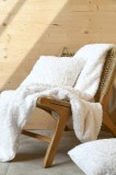 Patura Brume 130x150cm, Culoare Crem, 100% Poliester