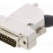 Conector D-Sub 15 pini tată ENCITECH mufă neagră pentru lipire pe cablu