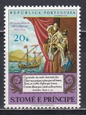 Sao Tome si Principe 1972 - 400 de ani de la finalizarea poemului epic ?Os Lusiadas? de Luis Vaz de Camoes, MNH foto