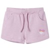 Pantaloni pentru copii cu șnur, lila combinat, 104 10970, vidaXL