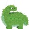 Mini Pinata petrecere model Dinosaur 19 x 20 cm