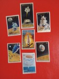 GUINEA, SPACE - SERIE COMPLETĂ IMPERF. CU URME SLABE DE ȘARNIERĂ