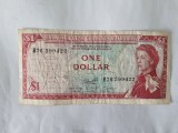 Caraibe 1 Dollar 1965 Rara
