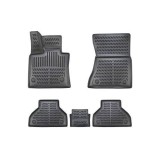 Covorase Cauciuc Tip Tavita ALM BMW X5 E70 2006-2013 Negru Set Fata + Spate Margine Inalta