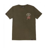 Tricou THTC Mountain Life - Canepa Bumbac - Negru