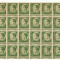 ROMANIA MNH 1945 - Uzuale Mihai I - fragment coala 137 L - 24 timbre