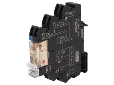 Releu Intermediar DPDT 24VDC 8A pentru Șină DIN