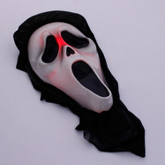 Masca Ghost Face LED-uri multicolore, marime universala foto