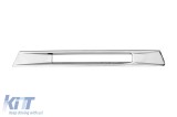 Capac cromat drept pentru lumini de zi pentru bara de protectie frontala A Design tip C63 potrivit pentru Mercedes Clasa C W204 2011-2014 Performance