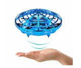 Mini drona OZN disc zburator interactiv cu senzori infrarosu lumina LED