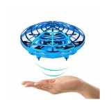 Mini drona OZN disc zburator interactiv cu senzori infrarosu lumina LED
