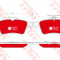 Set placute frana,frana disc RENAULT MEGANE II (BM0/1, CM0/1) (2002 - 2011) TRW GDB1621DTE