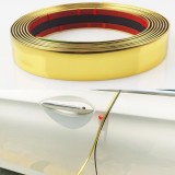 Cumpara ieftin Rola Ornament autoadeziv, 10mm x 15m, culoare Crom GOLD, AVEX