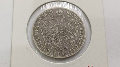 Austria - 1 Florin 1879 - Argint foto