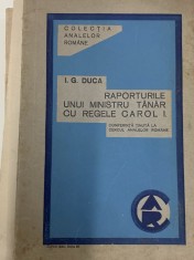 Raporturile unui ministru tanar cu Regele Carol I - I.G. Duca conferinta