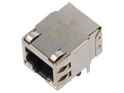 Conector RJ45 ecranat cu diodă LED foto