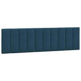 Cumpara ieftin Perna tablie de pat, Hanko, albastru, 180 cm, catifea