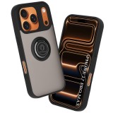 Husa iPhone 17 Pro Max Asteroid GSM Glinth cu inel suport stand magnetic, negru