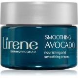 Lirene Hydration &amp; Nourishment Smoothing Avocado hidratarea pielii sensibile cu avocado 50 ml