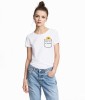 Tricou dama alb - Sunshine - 2XL, THEICONIC
