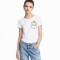 Tricou dama alb - Sunshine - 2XL