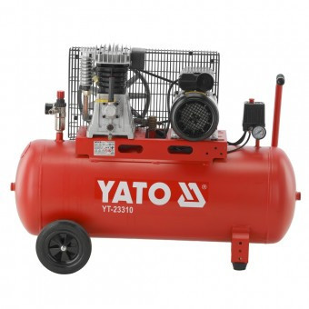 Compresor cu ulei, Yato YT-23310, putere 2200 W, rezervor 100 l, 360 l/min, 10 Bar, 2850 rpm foto