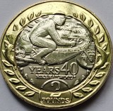 2 pounds 2018 Isle of Man, Mike Hailwood 40 Years