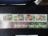 Solomon islands-fauna wwf-serie completa-nestampilate, Nestampilat