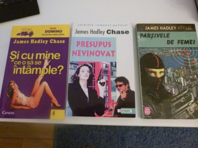 James Hadley Chase - 3 romane foto