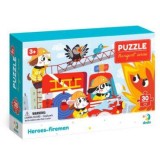 Puzzle - Eroii pompieri (30 piese) PlayLearn Toys, Dodo