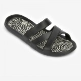 Papuci piscină Slap 500 Negru Zeb 1 Damă
