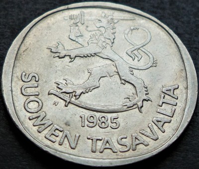 Moneda 1 MARKKA - FINLANDA, anul 1985 * cod 765 foto
