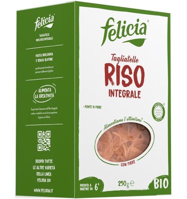 Tagliatelle din Faina de Orez Integral Bio 250gr Felicia foto