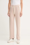 BOSS pantaloni de trening culoarea bej, uni, 50550717