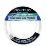 Nylon pentru strune Mistrall Shock Leader Nautilio 50 m, alb-transparent 0.7mm