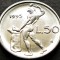 Moneda 50 LIRE - ITALIA, anul 1995 * cod 895 = UNC - modelul mic