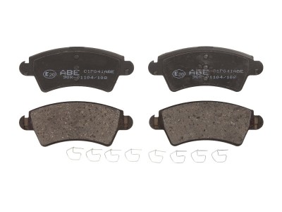 Set placute frana,frana disc PEUGEOT 206 Hatchback (2A/C) (1998 - 2016) ABE C1P041ABE foto