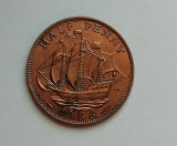 M3 C50 - Moneda foarte veche - Anglia - Half penny - 1966, Europa