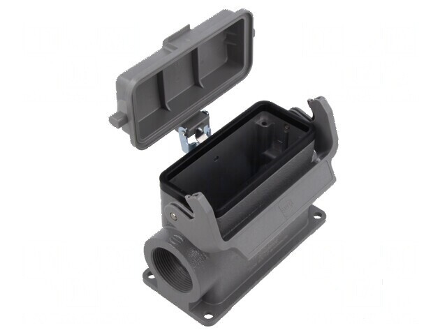 Han B Base SM HC 2 x M32 plastic cover - Capac plastic pentru 2 prize Han B Base SM HC M32