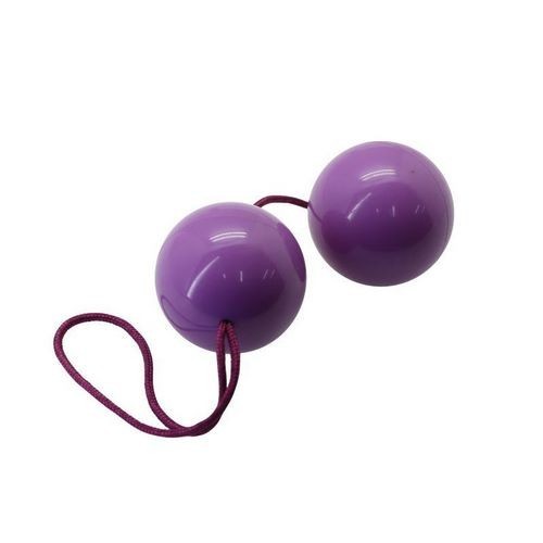 Bile vaginale - Toyz4Lovers Bile pentru Orgasm Vaginal cu Greutati Interioare Violet Masaj la Fiecare Miscare