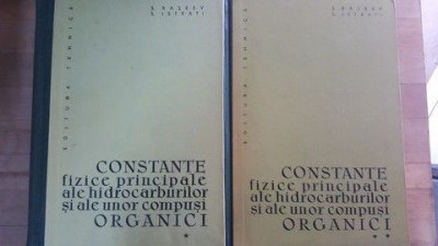 Constante fizice principale ale hidrocarburilor si ale unor compusi organici vol.1-2- S.Raseev, S.Istrati foto