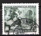 GERMANIA (DDR) 1955 &ndash; LEIPZIG. PRODUSE CERAMICA. TIMBRU STAMPILAT, F138