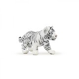 Papo Figurina Pui De Tigru Alb, Animale Salbatice