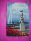 HOPCT 20444 STATUIA BRIZEI- SI JETUL DE APA - -GENEVE / GENEVA-ELVETIA -NECIRCULATA
