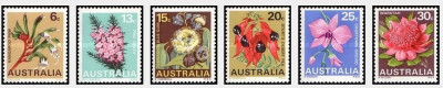 Australia 1968 - Flori, serie neuzata foto