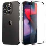 Folie Sticla ESR Armorite iPhone 15 Pro, Protectie Ecran, Anti-zgarieturi, Negru