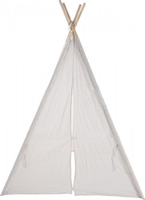 Cort Teepee pentru copii-Alb