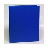 Caiet mecanic 2 inele - D25mm, coperti carton plastifiat PVC, A4, AURORA - albastru