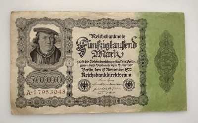 Germania - 50.000 Mark 1922 foto